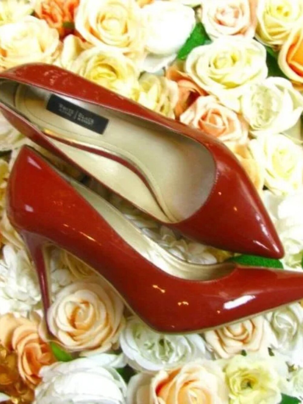 WHBM patent heels sz 10